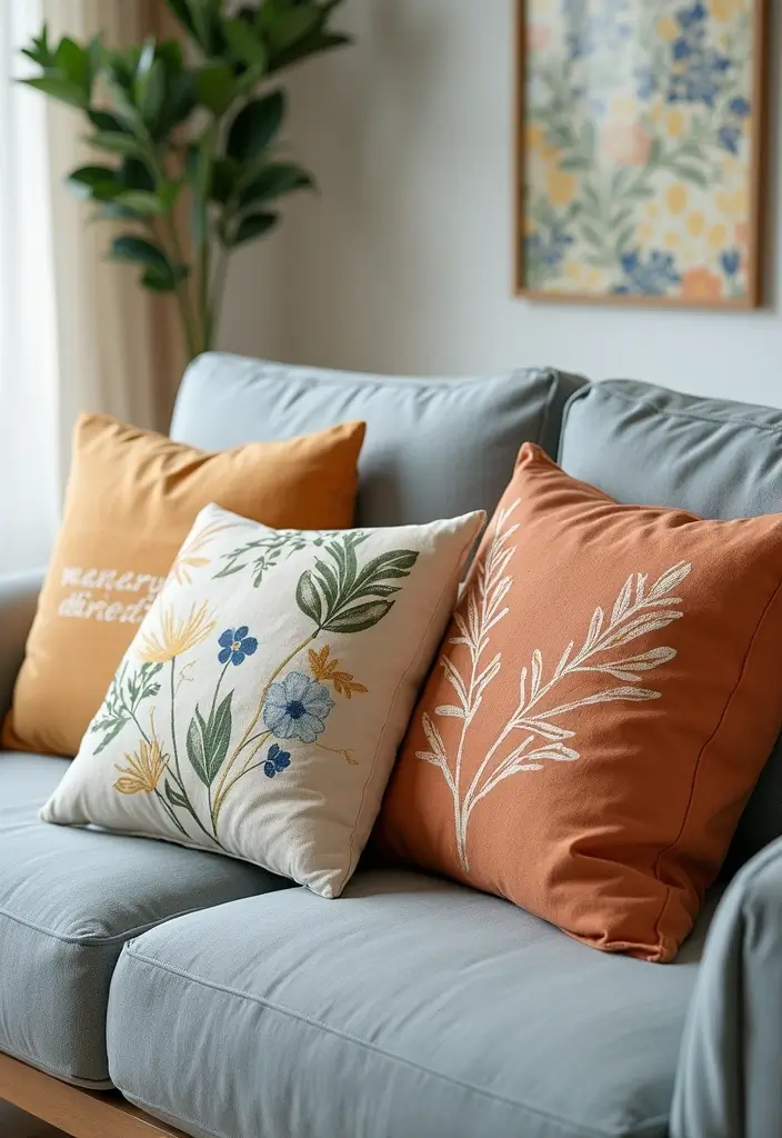 25 Aesthetic Handmade Room Decor Projects For Modern Homes 24 25 Aesthetic Handmade Room Decor Projects For Modern Homes - 10. Stenciled Pillows