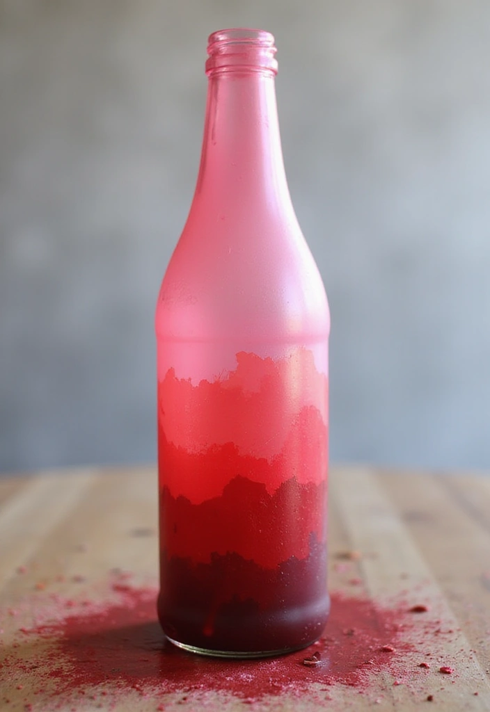 25 Bottle Painting Ideas With Acrylics For Handmade Home Decor 1 25 Bottle Painting Ideas With Acrylics For Handmade Home Decor - 1. Ombre Effect Bottles