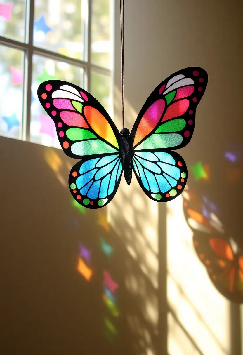 25 Handmade Butterfly Fabric Decor Ideas To Brighten Walls 36 25 Handmade Butterfly Fabric Decor Ideas To Brighten Walls - 12. Butterfly Fabric Suncatchers