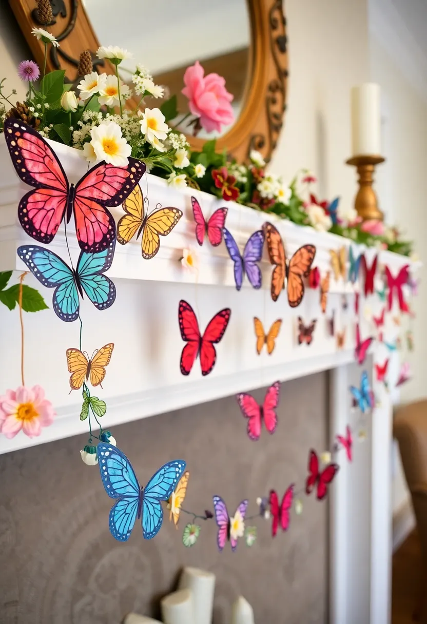 25 Handmade Butterfly Fabric Decor Ideas To Brighten Walls 43 25 Handmade Butterfly Fabric Decor Ideas To Brighten Walls - 13. Butterfly Fabric Garland