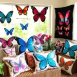 25 Handmade Butterfly Fabric Decor Ideas To Brighten Walls