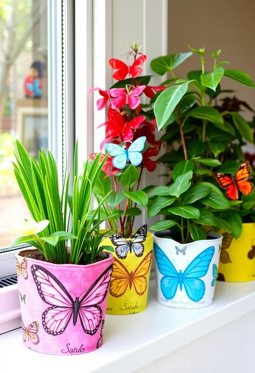 25 Handmade Butterfly Fabric Decor Ideas To Brighten Walls 60 25 Handmade Butterfly Fabric Decor Ideas To Brighten Walls - 18. Butterfly Fabric Pot Covers