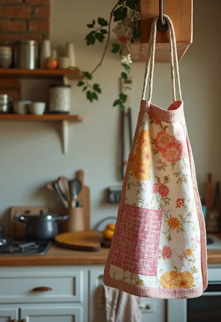 25 Handmade Cotton Kitchen Decor Ideas You’ll Adore 10 25 Handmade Cotton Kitchen Decor Ideas You’ll Adore - 4. Cozy Cotton Aprons