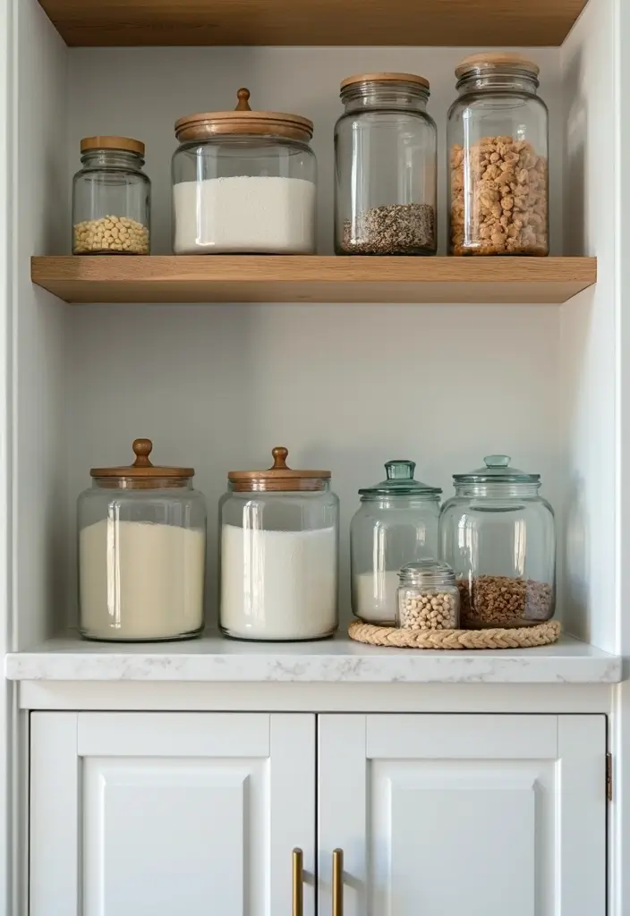 25 Handmade Laundry Basket Decor Ideas You’ll Love 42 25 Handmade Laundry Basket Decor Ideas You’ll Love - 18. Elegant Glass Jars for Small Items