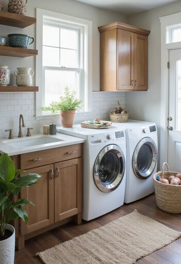 25 Handmade Laundry Basket Decor Ideas You’ll Love 50 25 Handmade Laundry Basket Decor Ideas You’ll Love - 22. Artistic Ceramic Buckets
