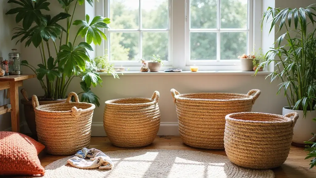 25 Handmade Rope Basket Decor Ideas That Impress