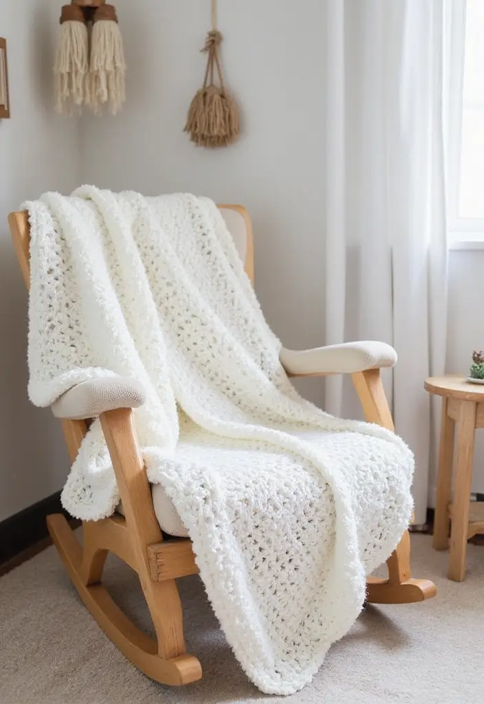 25 Handmade White Crochet Decor Ideas For Minimalist Spaces 30 25 Handmade White Crochet Decor Ideas For Minimalist Spaces - 12. Crochet Baby Blankets