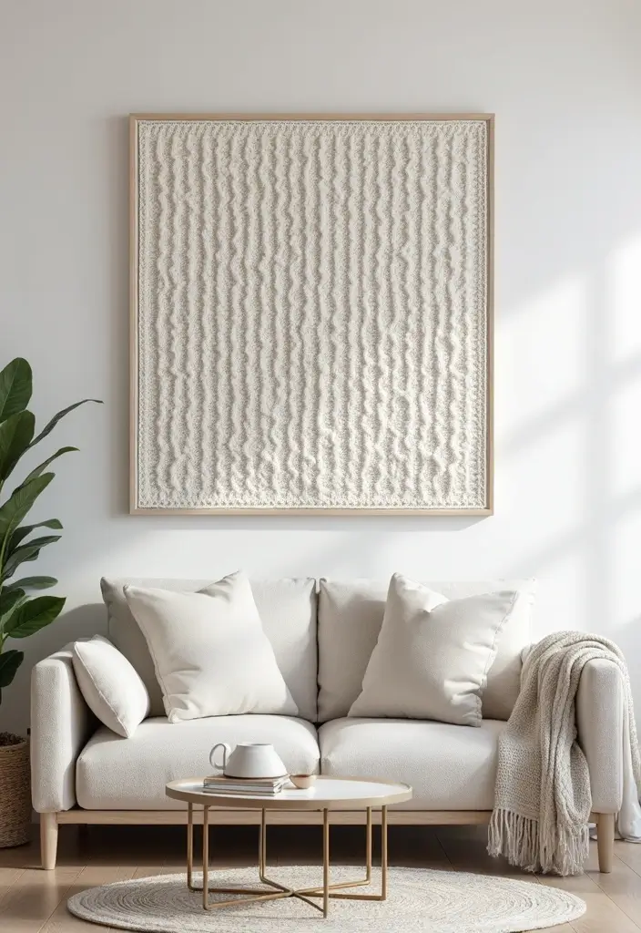 25 Handmade White Crochet Decor Ideas For Minimalist Spaces 2 25 Handmade White Crochet Decor Ideas For Minimalist Spaces - 2. Crochet Wall Art