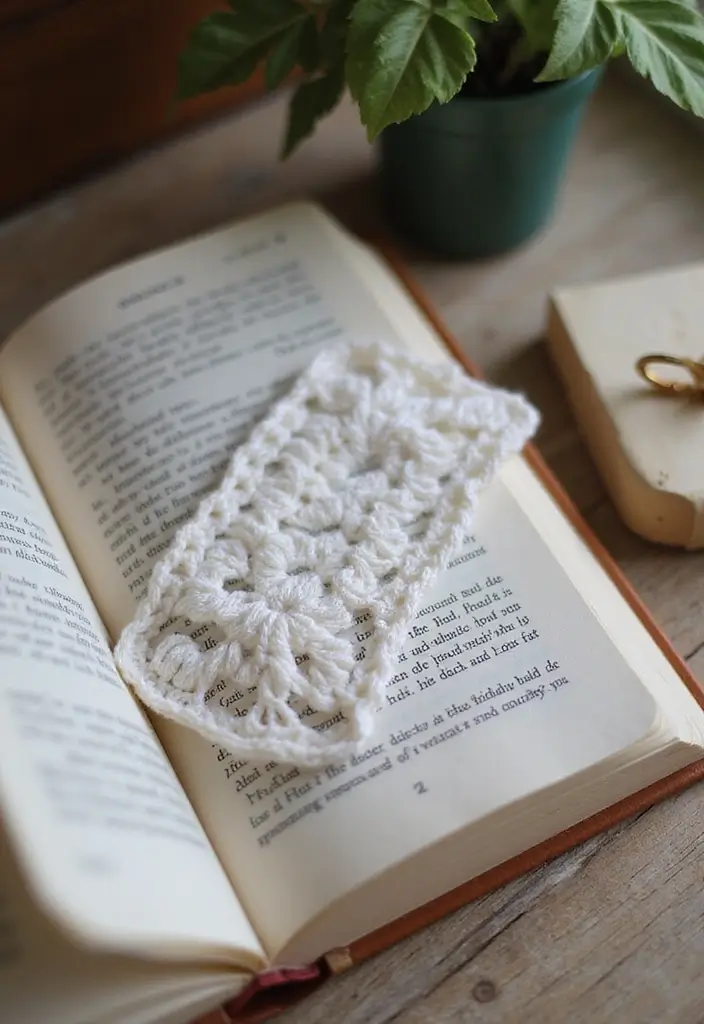 25 Handmade White Crochet Decor Ideas For Minimalist Spaces 50 25 Handmade White Crochet Decor Ideas For Minimalist Spaces - 22. Crochet Bookmarks