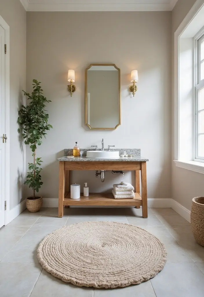 25 Handmade Wool Rug Decor Ideas To Warm Your Space 68 25 Handmade Wool Rug Decor Ideas To Warm Your Space - 16. Elevate Your Bathroom