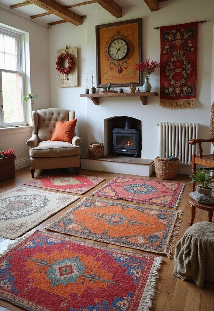 25 Handmade Wool Rug Decor Ideas To Warm Your Space 92 25 Handmade Wool Rug Decor Ideas To Warm Your Space - 20. Aligning with Seasonal Themes
