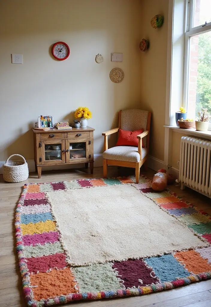 25 Handmade Wool Rug Decor Ideas To Warm Your Space 97 25 Handmade Wool Rug Decor Ideas To Warm Your Space - 25. Whimsical Accent in Any Room
