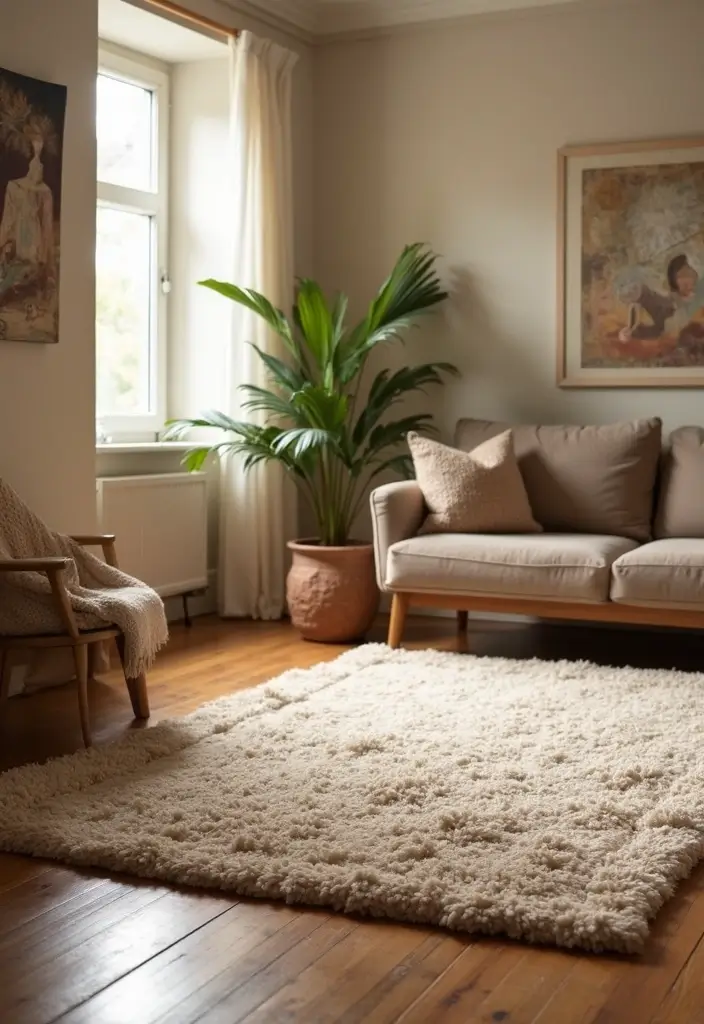 25 Handmade Wool Rug Decor Ideas To Warm Your Space 9 25 Handmade Wool Rug Decor Ideas To Warm Your Space - 3. Softening Hard Floors