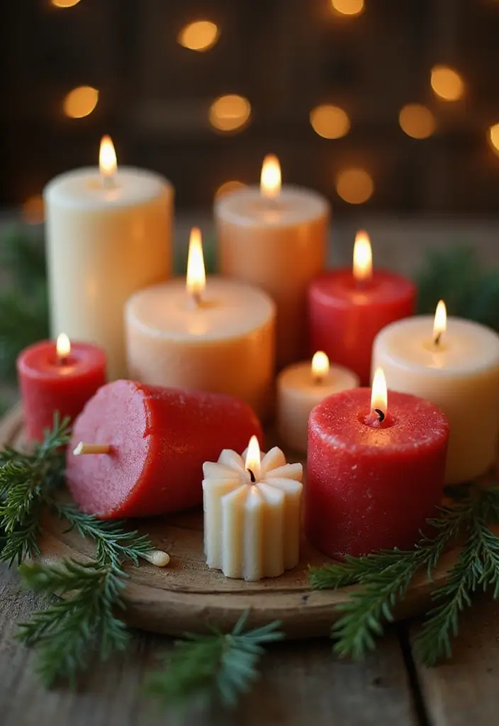 26 Christmas Decor Ideas Handmade With Love 35 26 Christmas Decor Ideas Handmade With Love - 15. Handmade Holiday Candles