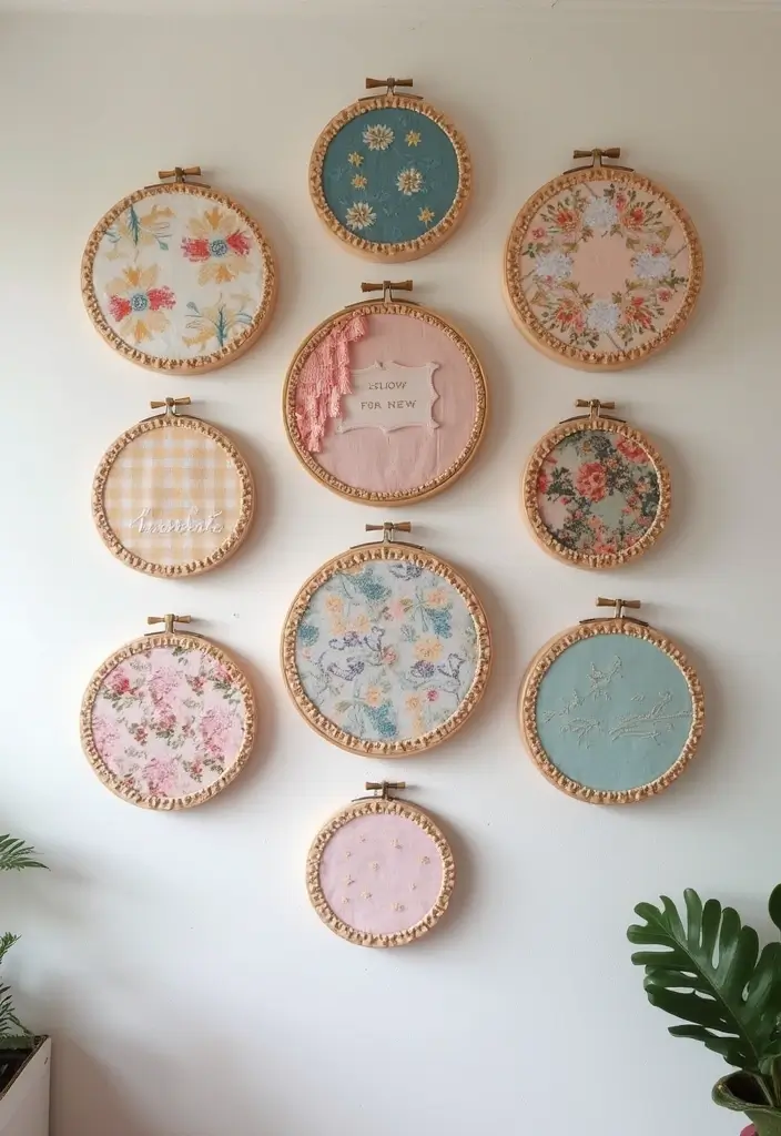 26 Creative Ways To Make Handmade Wall Decor At Home 49 26 Creative Ways To Make Handmade Wall Decor At Home - 17. Embroidery Hoop Art