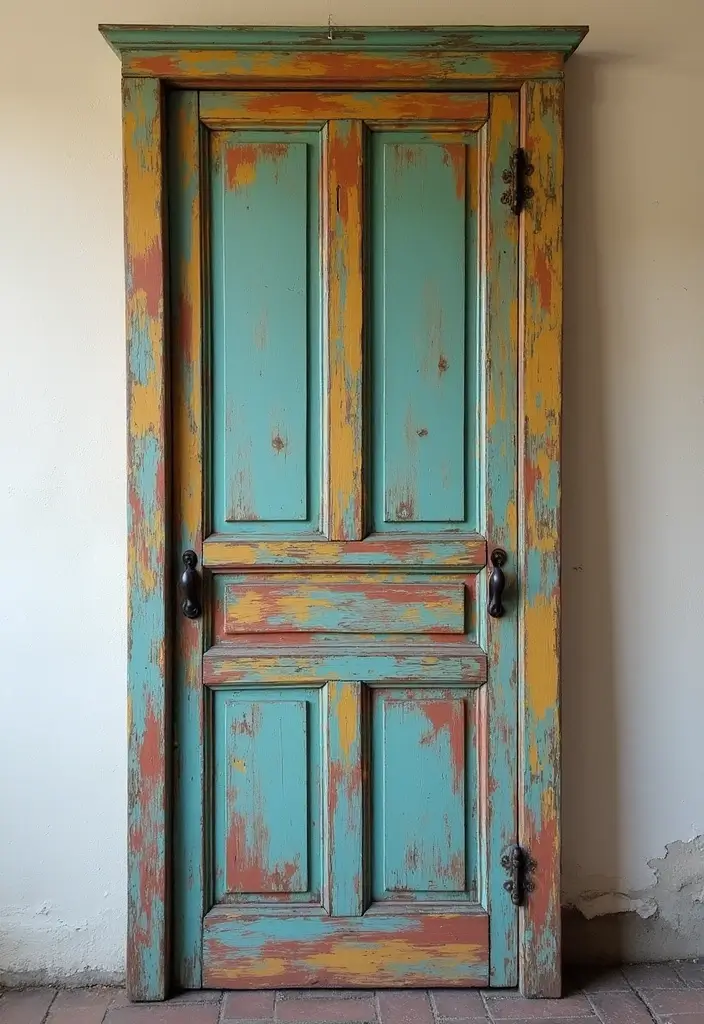 26 Creative Ways To Make Handmade Wall Decor At Home 64 26 Creative Ways To Make Handmade Wall Decor At Home - 26. Upcycled Furniture Door Art