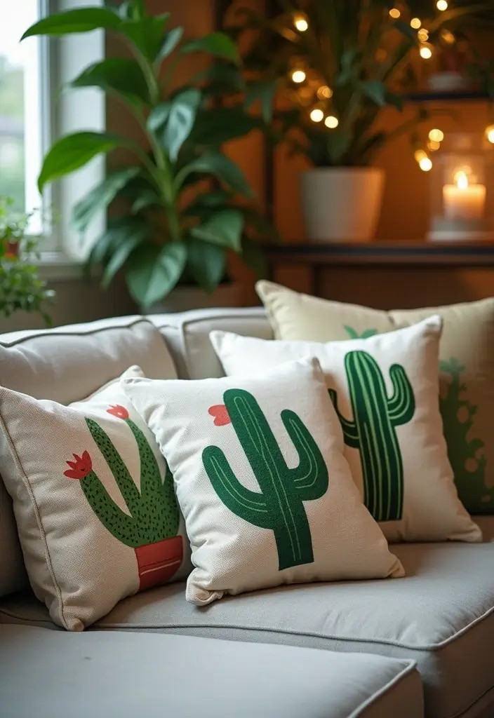 26 Handmade Cactus Decor Ideas For Desert-Inspired Spaces 13 26 Handmade Cactus Decor Ideas For Desert-Inspired Spaces - 5. Handmade Cactus Pillows