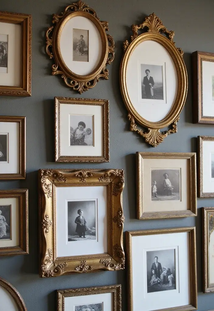 26 Handmade Country Decor Inspirations For Cozy Homes 44 26 Handmade Country Decor Inspirations For Cozy Homes - 12. Antique Picture Frames