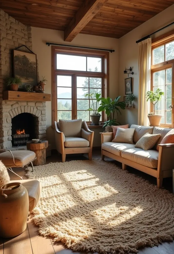 26 Handmade Country Decor Inspirations For Cozy Homes 56 26 Handmade Country Decor Inspirations For Cozy Homes - 18. Natural Fiber Rugs