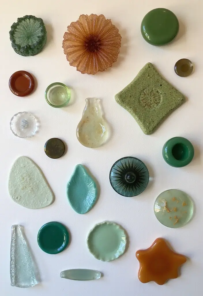 26 Handmade Glass Decor Ideas With Elegant Touches 2 26 Handmade Glass Decor Ideas With Elegant Touches - 2. Handcrafted Glass Wall Art