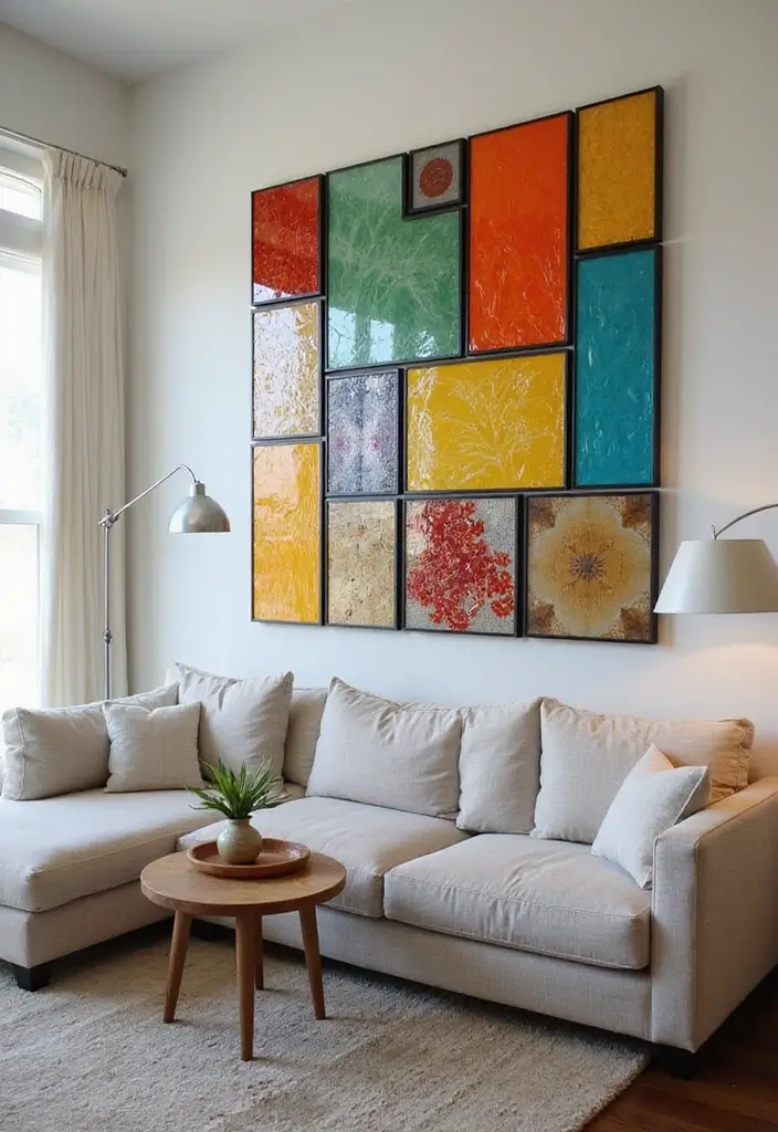 26 Handmade Glass Decor Ideas With Elegant Touches 50 26 Handmade Glass Decor Ideas With Elegant Touches - 20. Glass Art Wall Panels