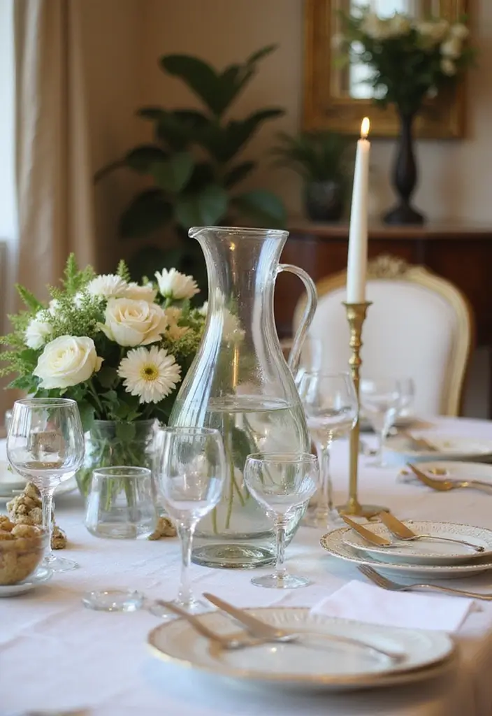 26 Handmade Glass Decor Ideas With Elegant Touches 51 26 Handmade Glass Decor Ideas With Elegant Touches - 21. Elegant Glass Water Carafes