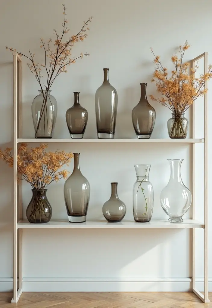 26 Handmade Glass Decor Ideas With Elegant Touches 10 26 Handmade Glass Decor Ideas With Elegant Touches - 4. Unique Glass Vases