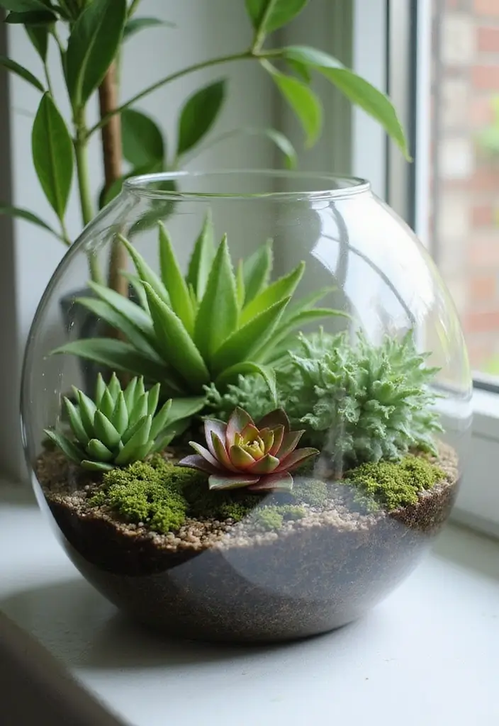 26 Handmade Glass Decor Ideas With Elegant Touches 16 26 Handmade Glass Decor Ideas With Elegant Touches - 6. Glass Terrariums