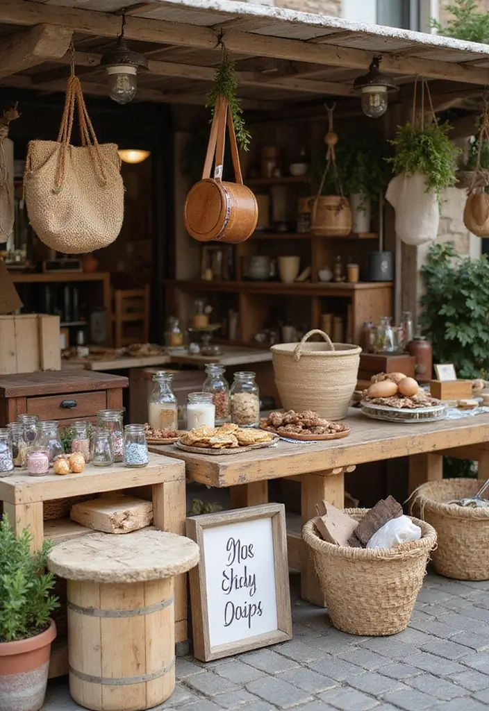 26 Handmade Market Stall Decor Ideas For Crafters 41 26 Handmade Market Stall Decor Ideas For Crafters - 11. Artisanal Product Stands
