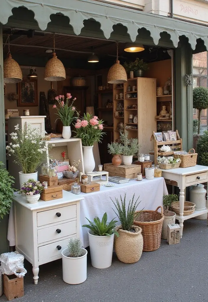 26 Handmade Market Stall Decor Ideas For Crafters 62 26 Handmade Market Stall Decor Ideas For Crafters - 18. Upcycled Furniture Displays