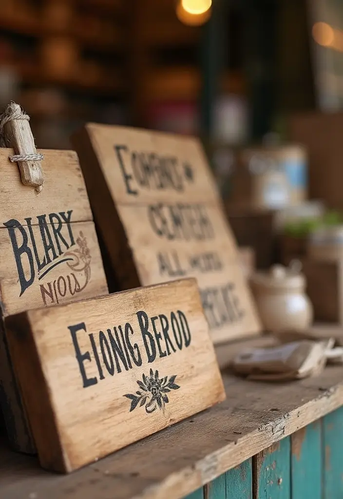 26 Handmade Market Stall Decor Ideas For Crafters 18 26 Handmade Market Stall Decor Ideas For Crafters - 6. Handmade Signs and Labels