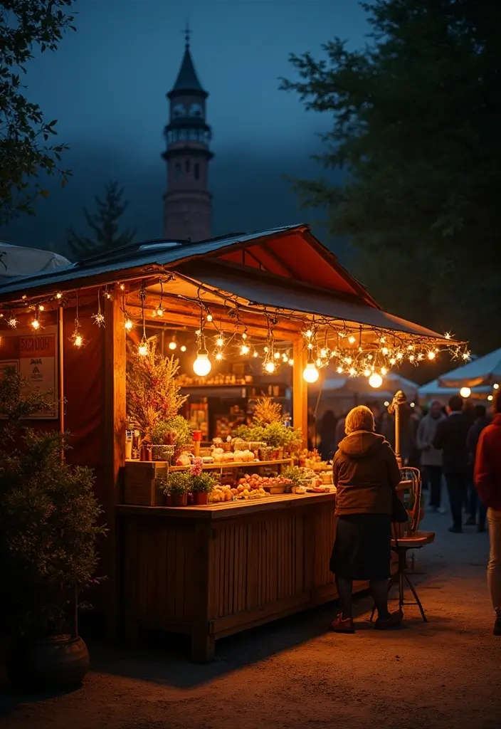 26 Handmade Market Stall Decor Ideas For Crafters 26 26 Handmade Market Stall Decor Ideas For Crafters - 8. Eco-Friendly Lighting Solutions