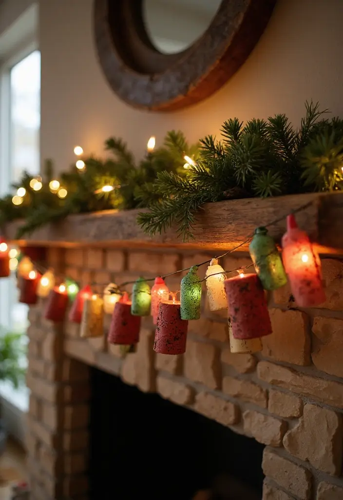26 Handmade Wine Cork Decor Ideas For Sustainable Design 23 26 Handmade Wine Cork Decor Ideas For Sustainable Design - 11. Cork Garland