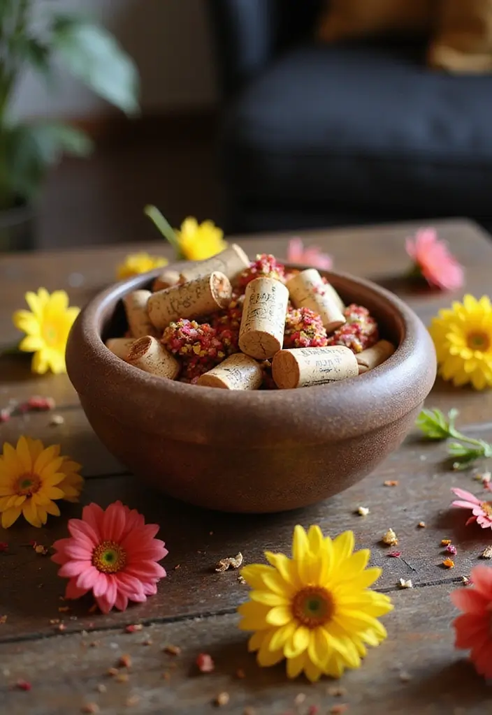 26 Handmade Wine Cork Decor Ideas For Sustainable Design 33 26 Handmade Wine Cork Decor Ideas For Sustainable Design - 17. Cork Potpourri Holder