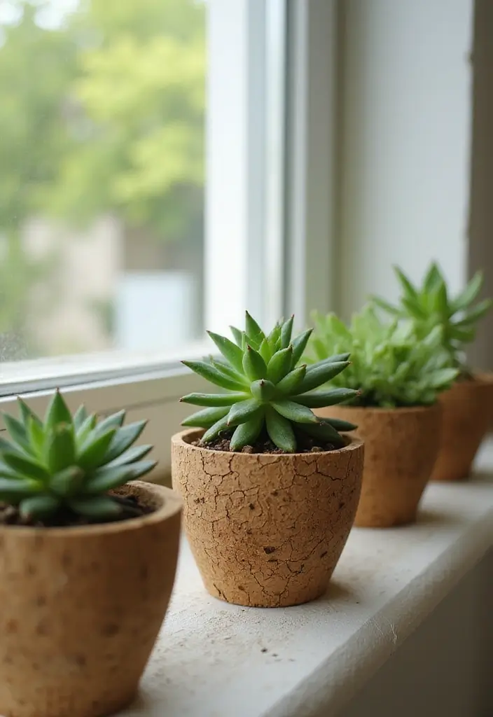 26 Handmade Wine Cork Decor Ideas For Sustainable Design 10 26 Handmade Wine Cork Decor Ideas For Sustainable Design - 4. Cork Planters
