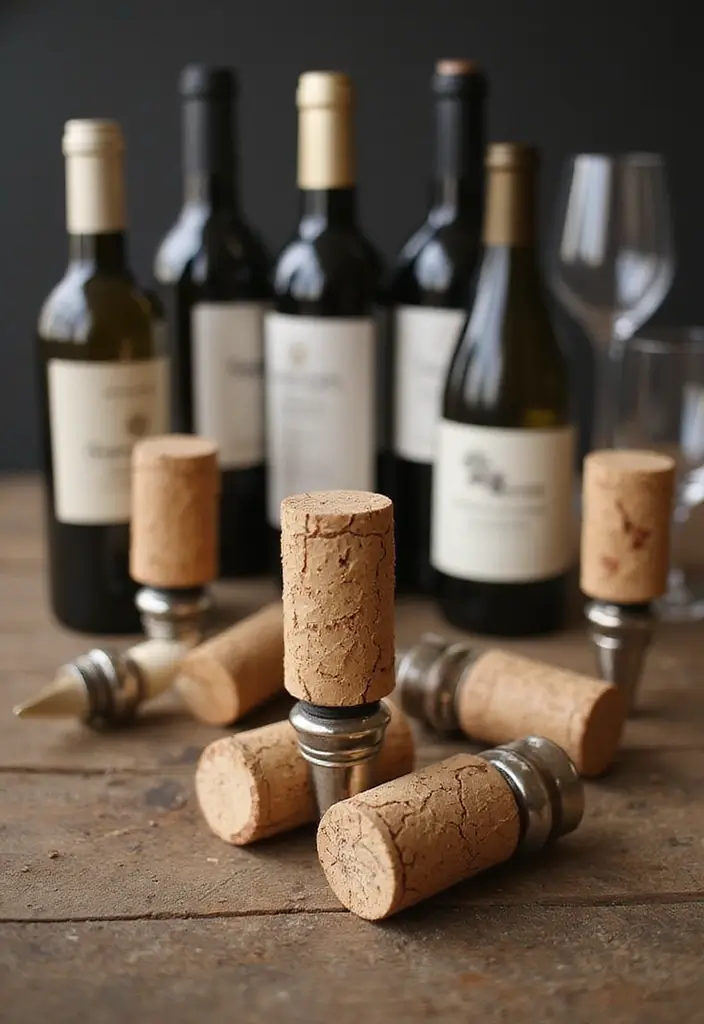 26 Handmade Wine Cork Decor Ideas For Sustainable Design 14 26 Handmade Wine Cork Decor Ideas For Sustainable Design - 8. Cork Wine Bottle Stoppers
