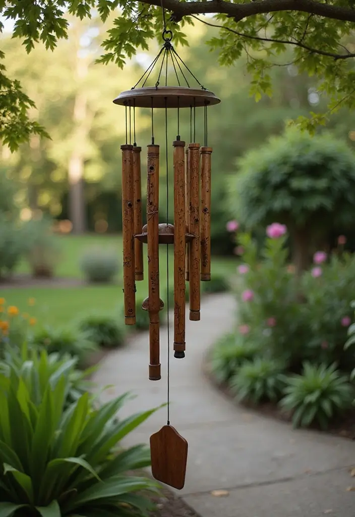26 Unique Home Decor Ideas With Handmade Instruments 26 26 Unique Home Decor Ideas With Handmade Instruments - 10. Wind Chime Decor