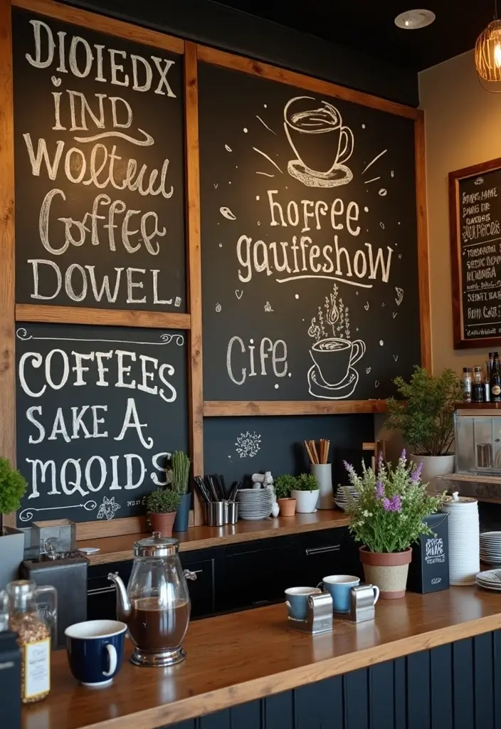 27 Artisan Coffee Shop Decor Ideas With Handmade Charm 51 27 Artisan Coffee Shop Decor Ideas With Handmade Charm - 19. Creative Signage