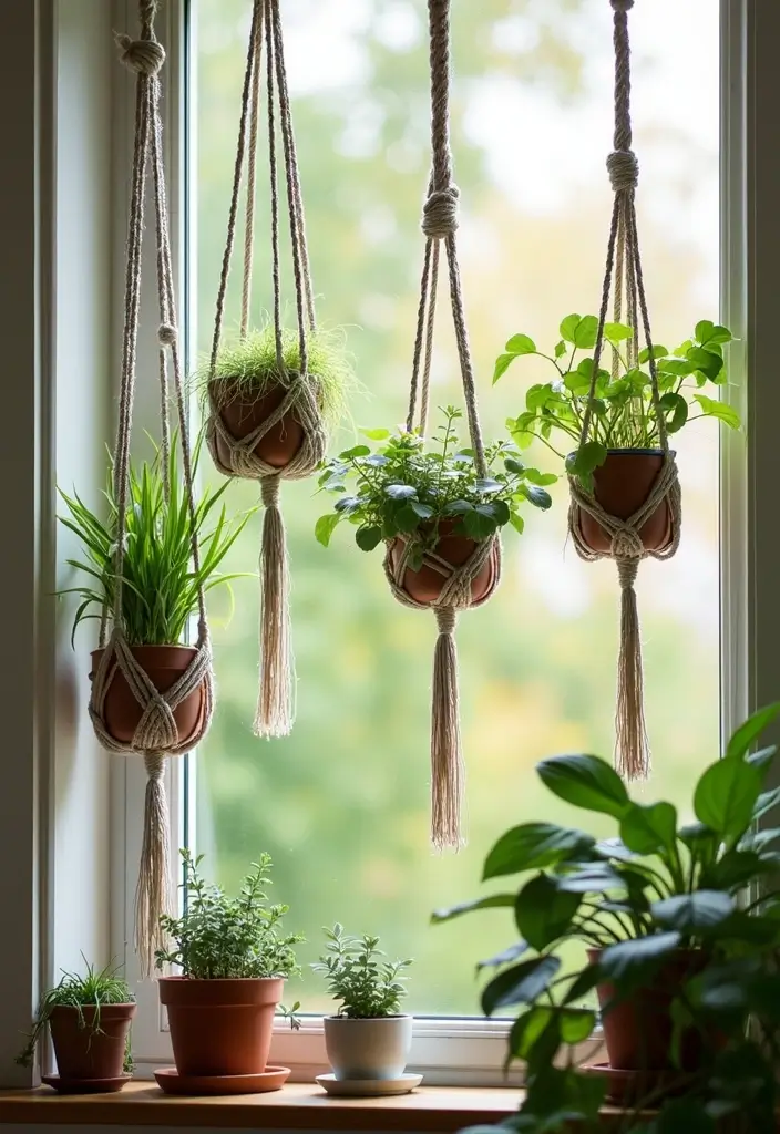 27 Easy Handmade Room Decor Ideas Anyone Can Try 70 27 Easy Handmade Room Decor Ideas Anyone Can Try - 18. Macramé Plant Hangers