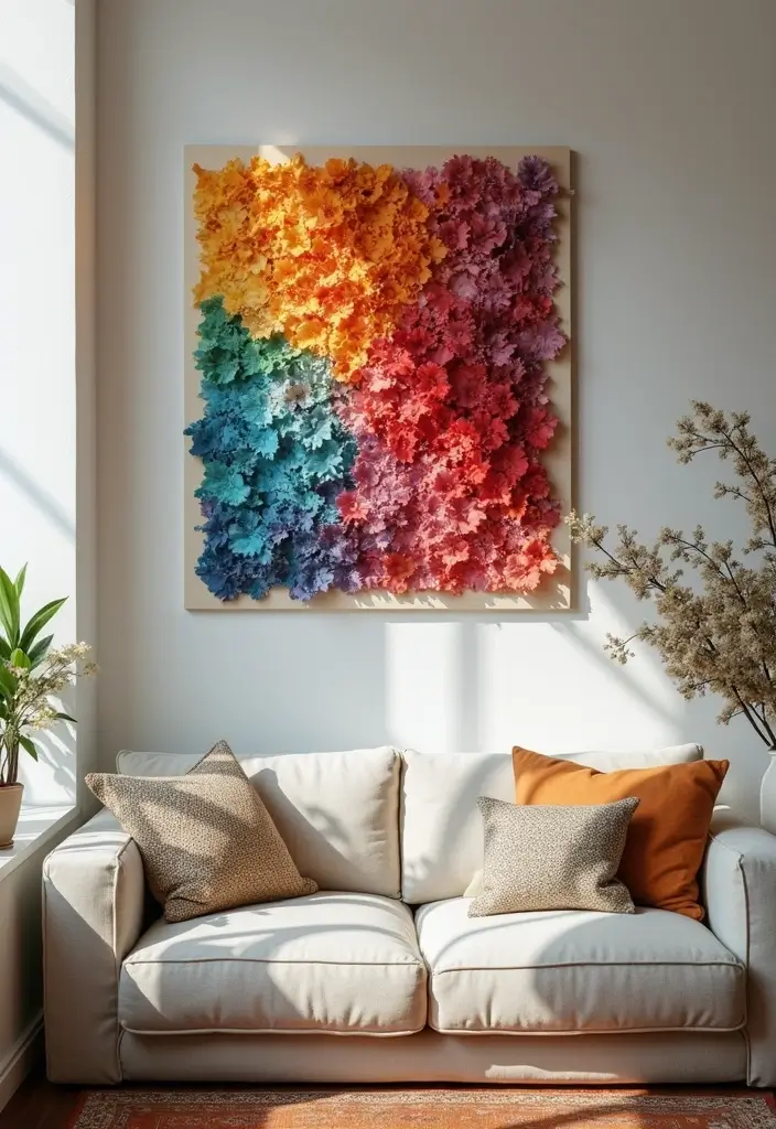 27 Easy Handmade Room Decor Ideas Anyone Can Try 8 27 Easy Handmade Room Decor Ideas Anyone Can Try - 2. Fabric Scrap Wall Art