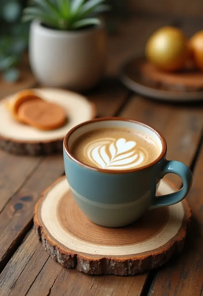 27 Easy Handmade Room Decor Ideas Anyone Can Try 15 27 Easy Handmade Room Decor Ideas Anyone Can Try - 3. Natural Wood Slice Coasters
