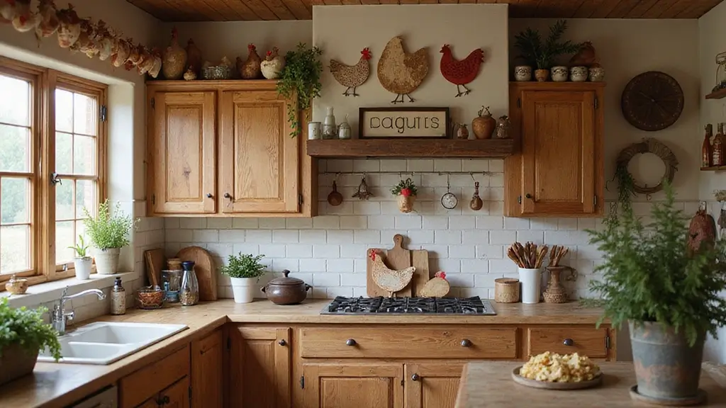 27 Handmade Chicken Decor Ideas For Farmhouse Kitchens