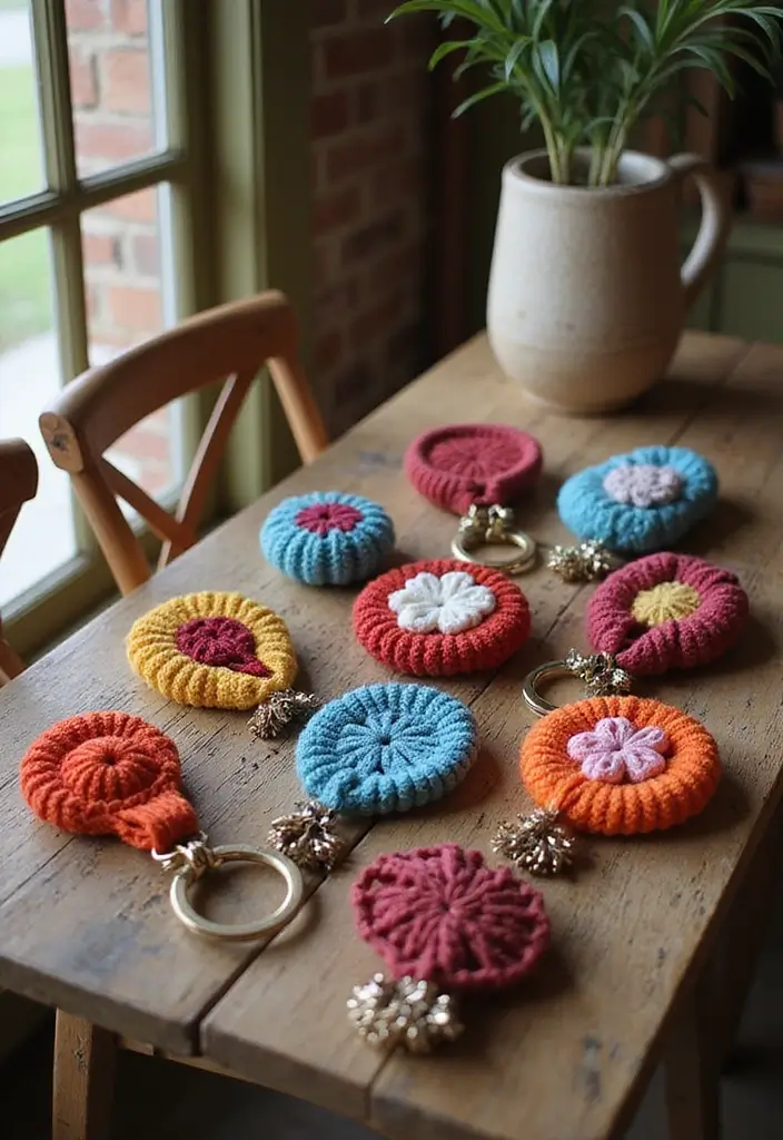 27 Handmade Crochet House Decor Ideas For Warm Interiors 19 27 Handmade Crochet House Decor Ideas For Warm Interiors - 11. Crochet Keychains and Accessories