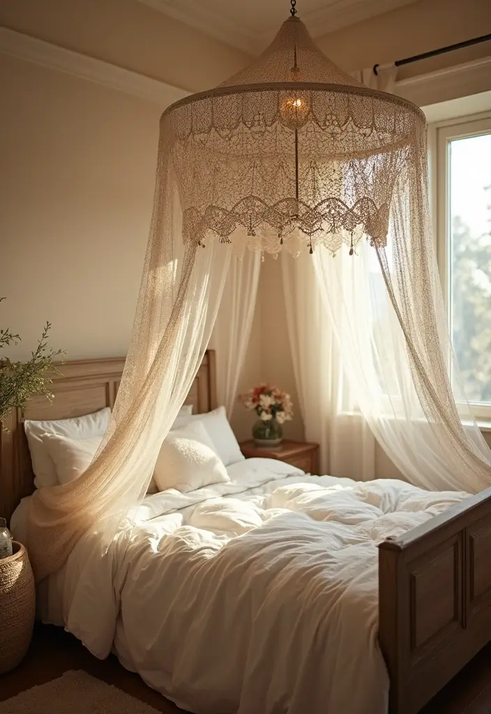 27 Handmade Crochet House Decor Ideas For Warm Interiors 28 27 Handmade Crochet House Decor Ideas For Warm Interiors - 18. Crochet Bed Canopies