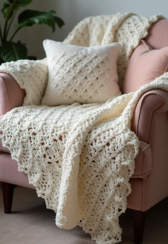 27 Handmade Crochet House Decor Ideas For Warm Interiors 2 27 Handmade Crochet House Decor Ideas For Warm Interiors - 2. Cozy Crochet Throw Blankets