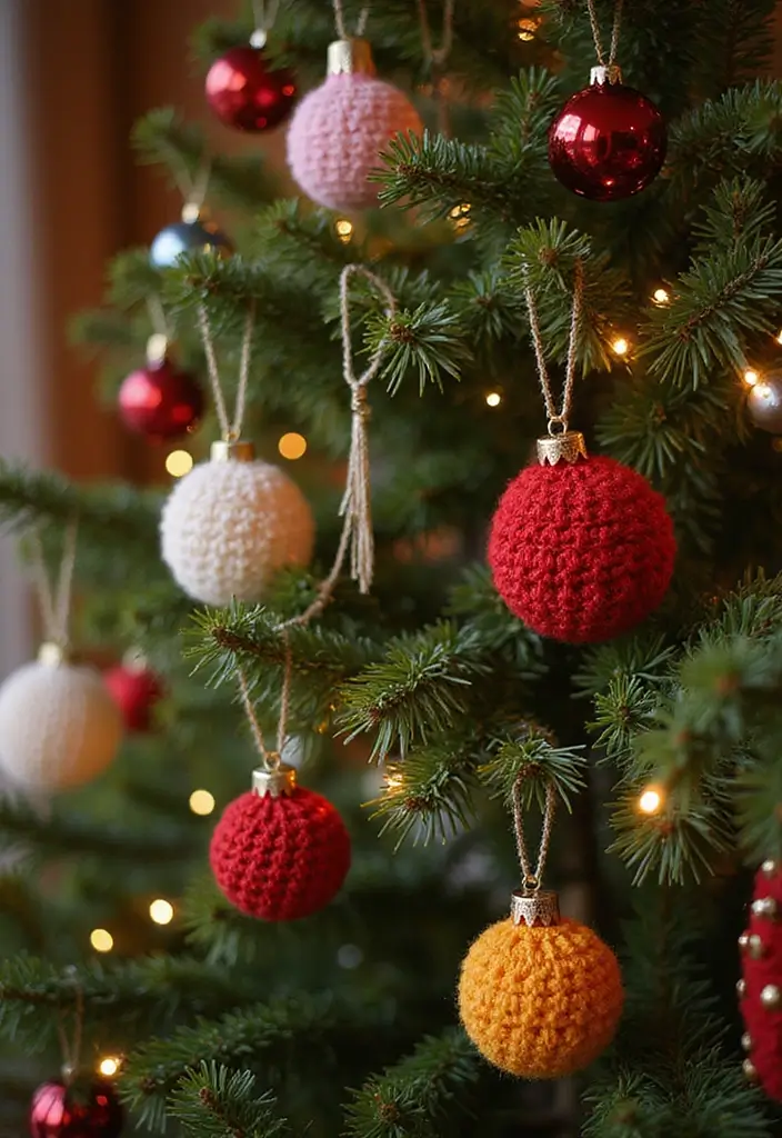 27 Handmade Crochet House Decor Ideas For Warm Interiors 32 27 Handmade Crochet House Decor Ideas For Warm Interiors - 22. Crochet Christmas Ornaments