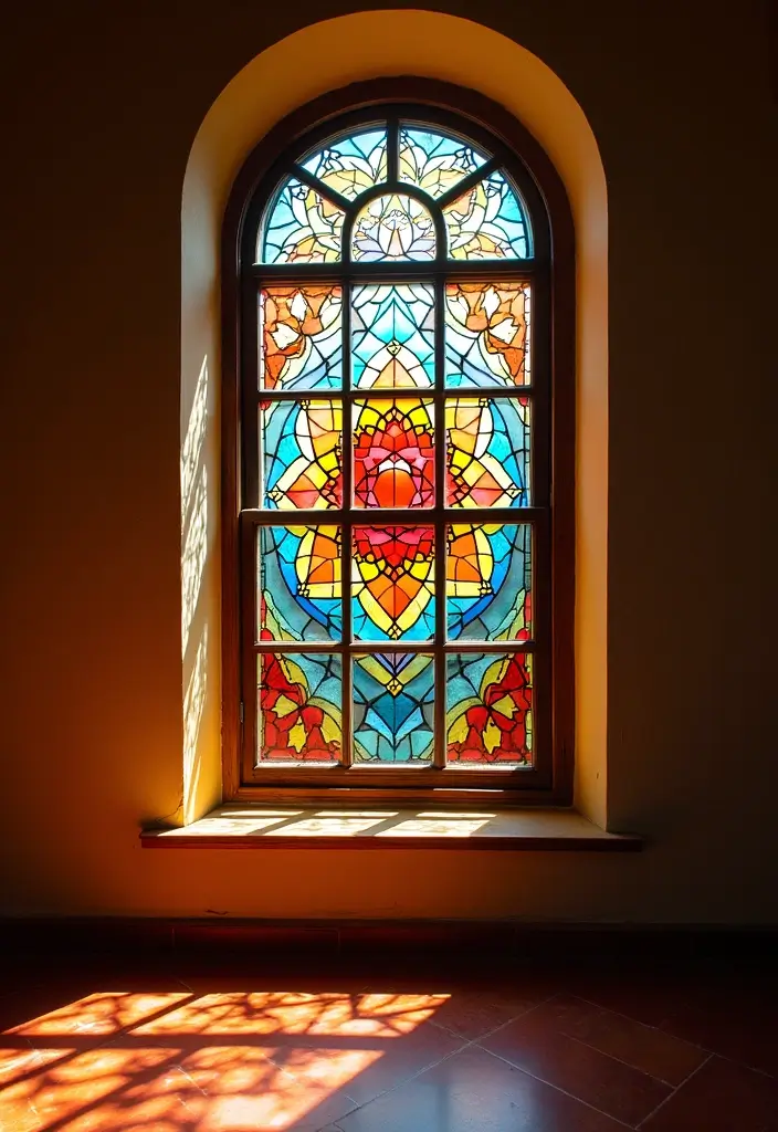 27 Handmade Glass Decor Inspirations For Creative Spaces 1 27 Handmade Glass Decor Inspirations For Creative Spaces - 1. Stunning Stained Glass Window Panels
