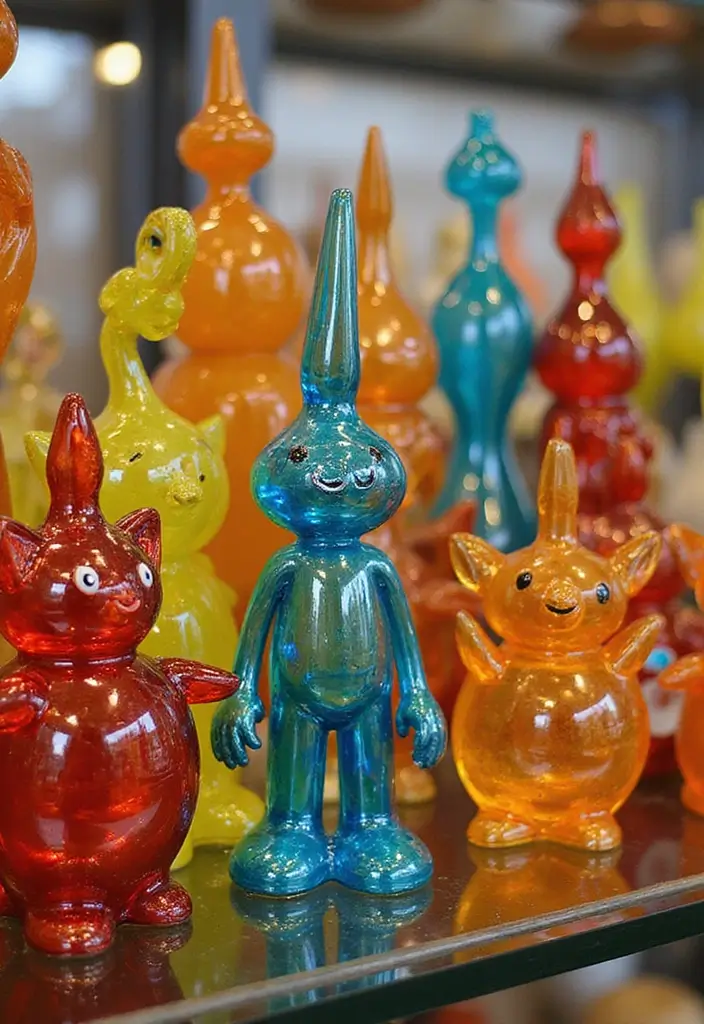 27 Handmade Glass Decor Inspirations For Creative Spaces 43 27 Handmade Glass Decor Inspirations For Creative Spaces - 11. Handcrafted Glass Figures
