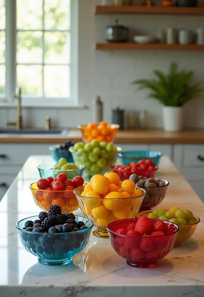 27 Handmade Glass Decor Inspirations For Creative Spaces 50 27 Handmade Glass Decor Inspirations For Creative Spaces - 12. Colored Glass Bowls