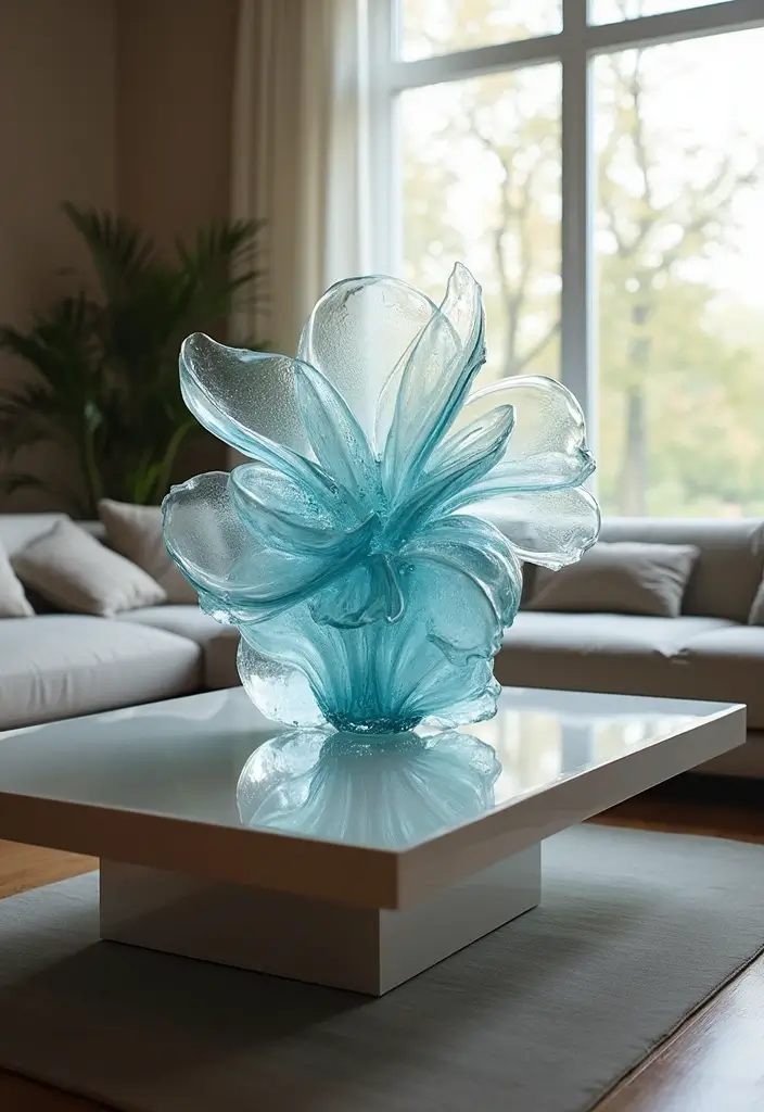 27 Handmade Glass Decor Inspirations For Creative Spaces 16 27 Handmade Glass Decor Inspirations For Creative Spaces - 4. Unique Glass Sculptures